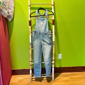 Unicorn Embroidered Overalls